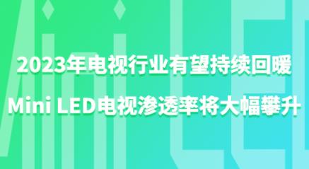 2023�������ҵ����������ů��Mini LED������͸�ʽ��������